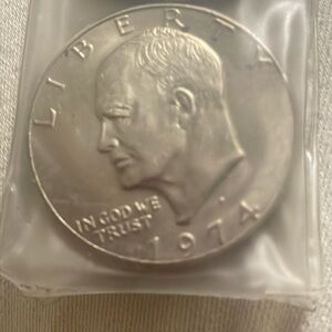 Liberty D Eisenhower. In God We Trust. 
1974.
